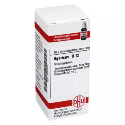 AGARICUS D 12 kugler, 10 g