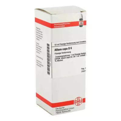 ALLIUM CEPA D 6 fortynding, 50 ml