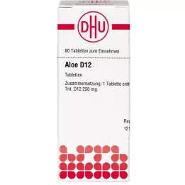 ALOE D 12 tabletter, 80 kapsler