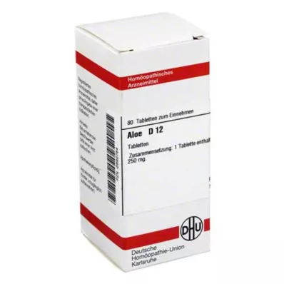 ALOE D 12 tabletter, 80 kapsler