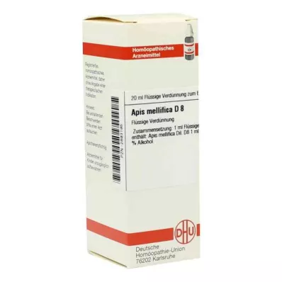 APIS MELLIFICA D 8 fortynding, 20 ml APIS MELLIFICA D 8 fortynding, 20 ml