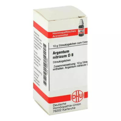 ARGENTUM NITRICUM D 8 kugler, 10 g