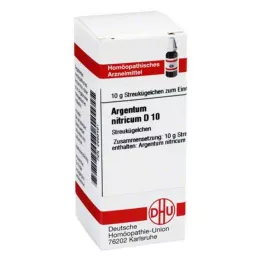 ARGENTUM NITRICUM D 10 kugler, 10 g