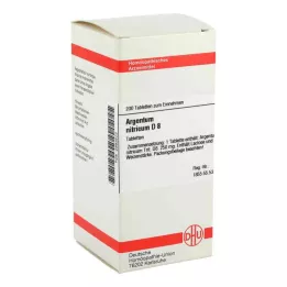 ARGENTUM NITRICUM D 8 tabletter, 200 kapsler