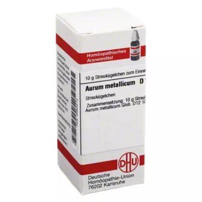 AURUM METALLICUM D 12 kugler, 10 g