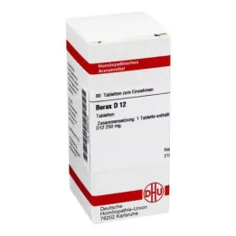 BORAX D 12 tabletter, 80 kapsler