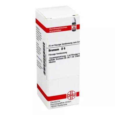 BROMUM D 6 fortynding, 20 ml