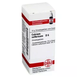 CALCIUM SULFURICUM D 6 kugler, 10 g