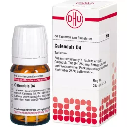 CALENDULA D 4 tabletter, 80 kapsler