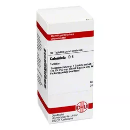 CALENDULA D 4 tabletter, 80 kapsler