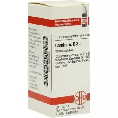 CANTHARIS D 30 kugler, 10 g
