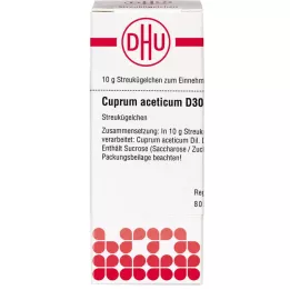 CUPRUM ACETICUM D 30 kugler, 10 g