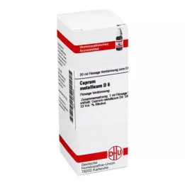 CUPRUM METALLICUM D 6 fortynding, 20 ml