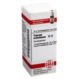 CUPRUM METALLICUM D 12 kugler, 10 g