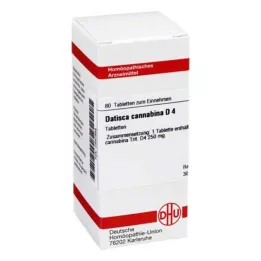 DATISCA cannabina D 4 tabletter, 80 stk