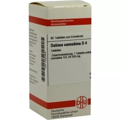 DATISCA cannabina D 4 tabletter, 80 stk