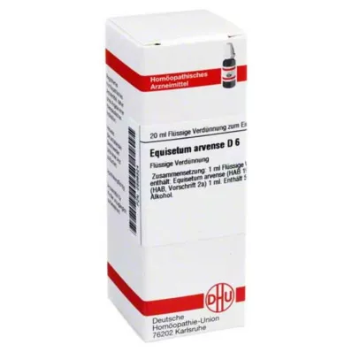 EQUISETUM ARVENSE D 6 fortynding, 20 ml EQUISETUM ARVENSE D 6 fortynding, 20 ml