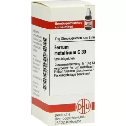 FERRUM METALLICUM C 30 kugler, 10 g