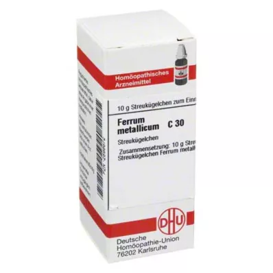 FERRUM METALLICUM C 30 kugler, 10 g