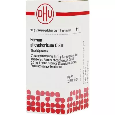 FERRUM PHOSPHORICUM C 30 kugler, 10 g