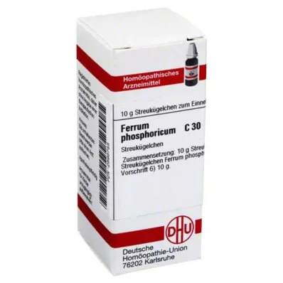 FERRUM PHOSPHORICUM C 30 kugler, 10 g