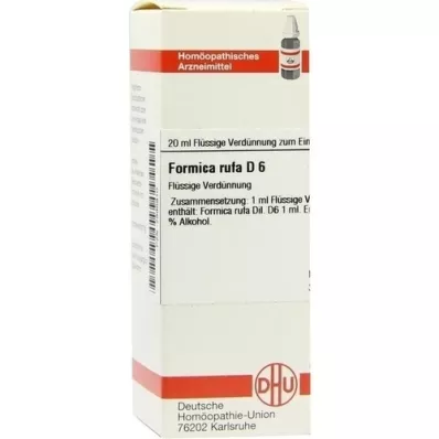 FORMICA RUFA D 6 fortynding, 20 ml