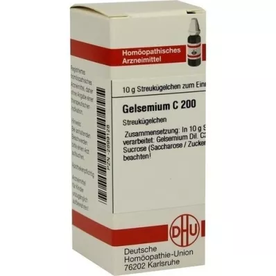 GELSEMIUM C 200 kugler, 10 g