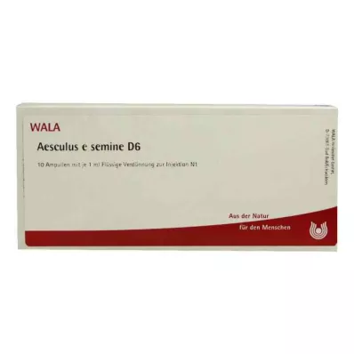 AESCULUS E semine D 6 ampuller, 10X1 ml