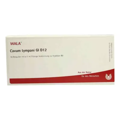 CAVUM tympani GL D 12 ampuller, 10X1 ml