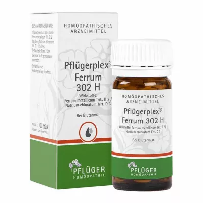 PFLÜGERPLEX Ferrum 302 H tabletter, 100 stk