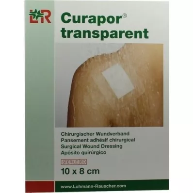 CURAPOR Sårforbinding steril transparent 8x10 cm, 5 stk