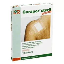 CURAPOR Sårforbinding steril transparent 8x10 cm, 5 stk