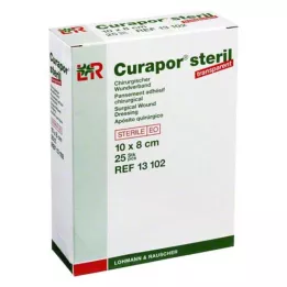 CURAPOR Sårforbinding steril transparent 8x10 cm, 25 stk