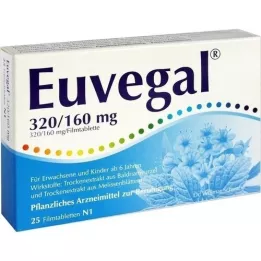 EUVEGAL 320 mg/160 mg filmovertrukne tabletter, 25 stk