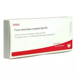 FUCUS VESICULOSUS E planta tota D 3 ampuller, 10X1 ml