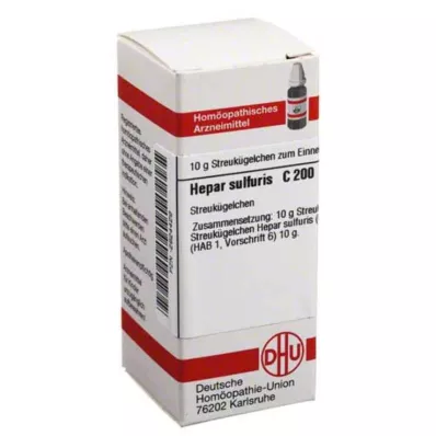 HEPAR SULFURIS C 200 kugler, 10 g HEPAR SULFURIS C 200 kugler, 10 g