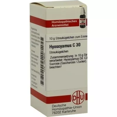 HYOSCYAMUS C 30 kugler, 10 g