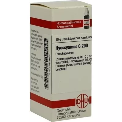 HYOSCYAMUS C 200 kugler, 10 g