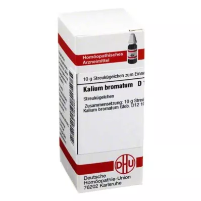 KALIUM BROMATUM D 12 kugler, 10 g