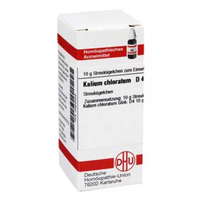 KALIUM CHLORATUM D 4 kugler, 10 g