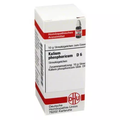 KALIUM PHOSPHORICUM D 6 kugler, 10 g