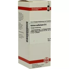 KALIUM SULFURICUM D 6 fortynding, 50 ml