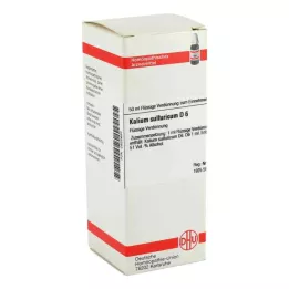 KALIUM SULFURICUM D 6 fortynding, 50 ml