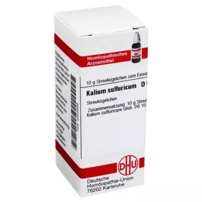 KALIUM SULFURICUM D 6 kugler, 10 g