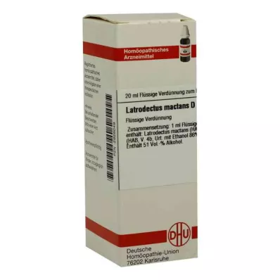 LATRODECTUS mactans D 12 fortynding, 20 ml
