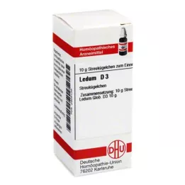 LEDUM D 3 kugler, 10 g