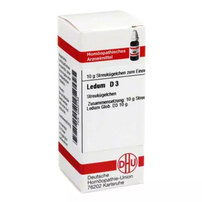 LEDUM D 3 kugler, 10 g