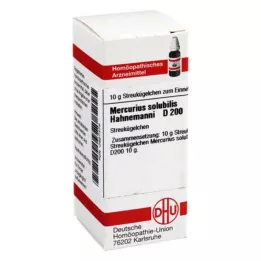 MERCURIUS SOLUBILIS Hahnemanni D 200 kugler, 10 g
