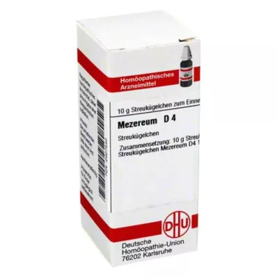 MEZEREUM D 4 kugler, 10 g
