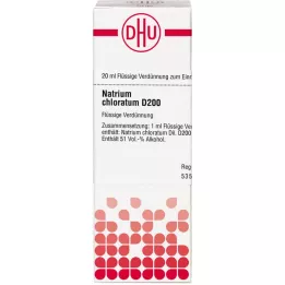 NATRIUM CHLORATUM D 200 fortynding, 20 ml